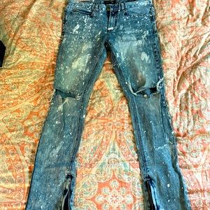 Pacsun Stacked Skinny Jeans